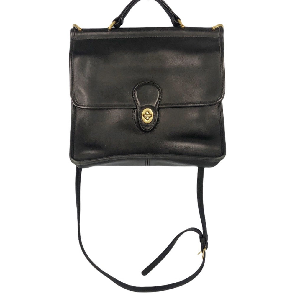 VINTAGE COACH Willis Station Legacy Flap Bag